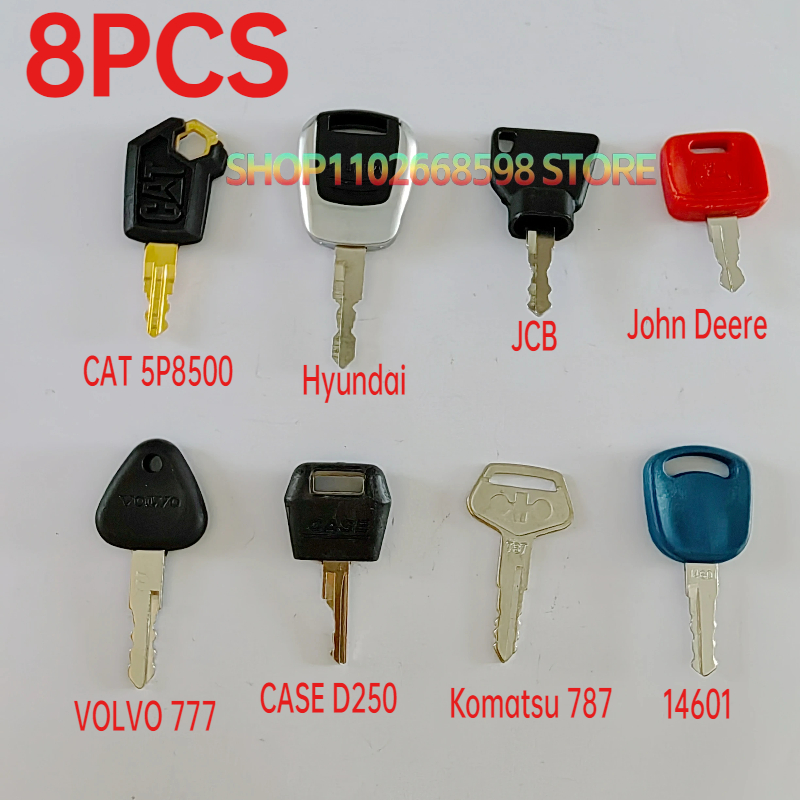 Heavy Equipment Hyundai - Conjunto de 8 Chaves Pesadas para