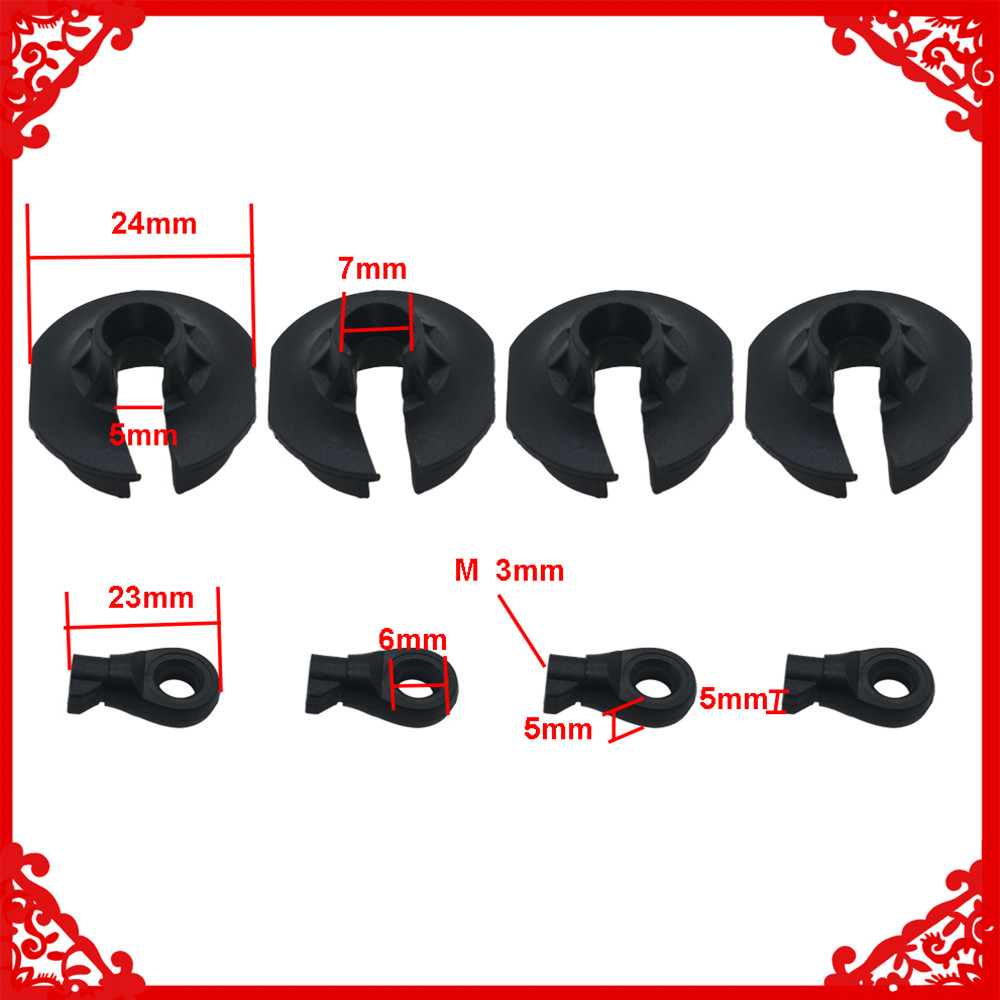 Heavy Equipment Vehicles - Plastic Heavy Duty Shock Rod End