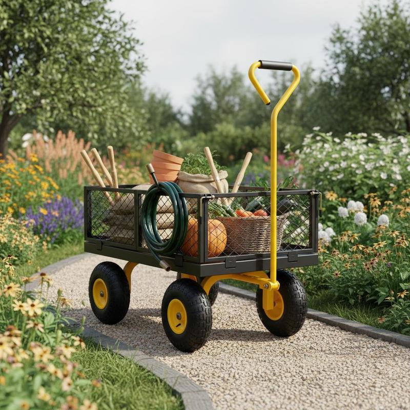 Carrinho de Jardim de Aço 900  - Heavy Equipment Yard avaliação e preço