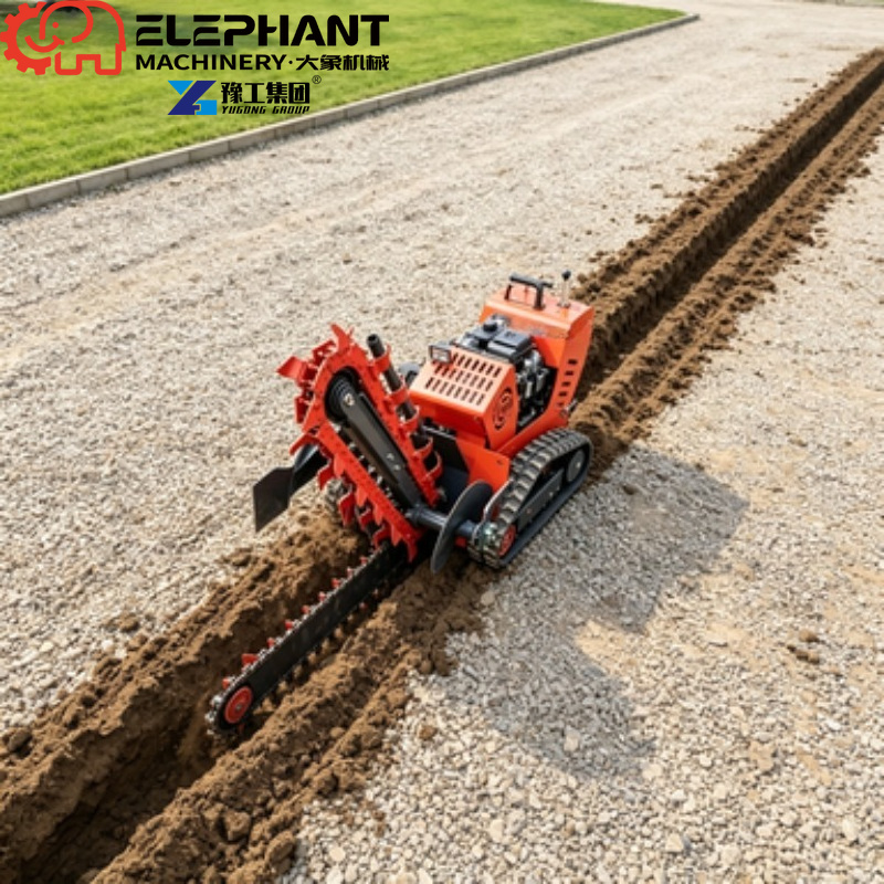 Trincheira de Esteira, Mini Tr - Heavy Equipment Trencher avaliação e preço