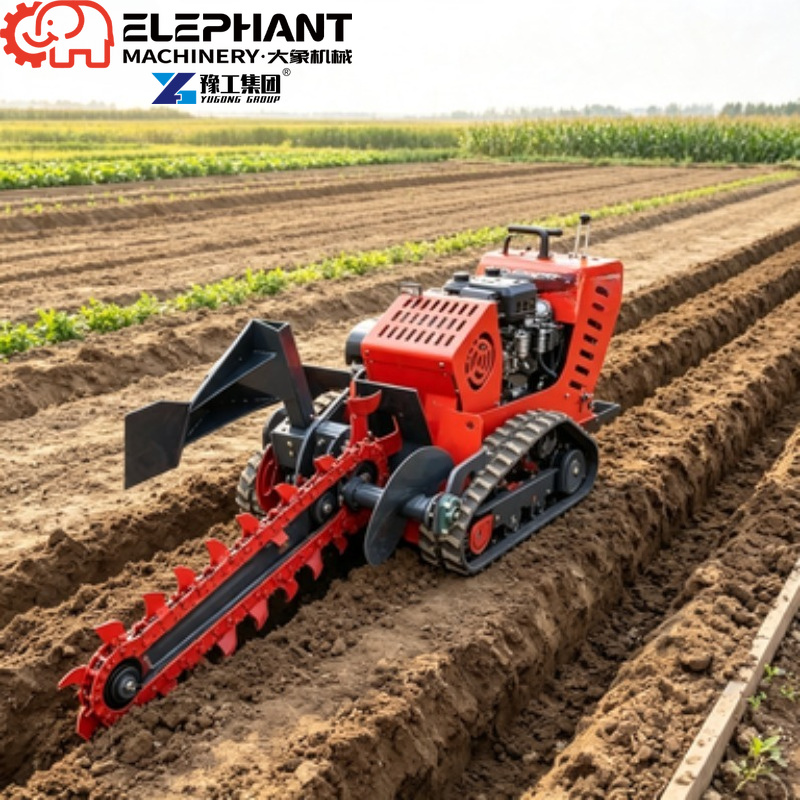 Trincheira de Esteira, Mini Tr - Heavy Equipment Trencher avaliação e preço