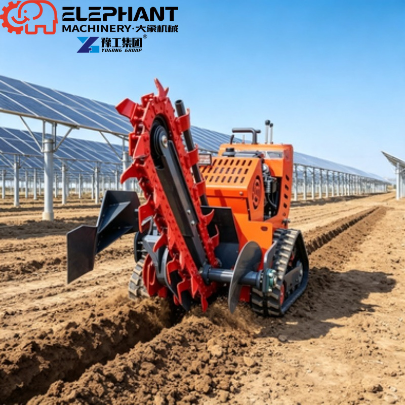 Trincheira de Esteira, Mini Tr - Heavy Equipment Trencher avaliação e preço
