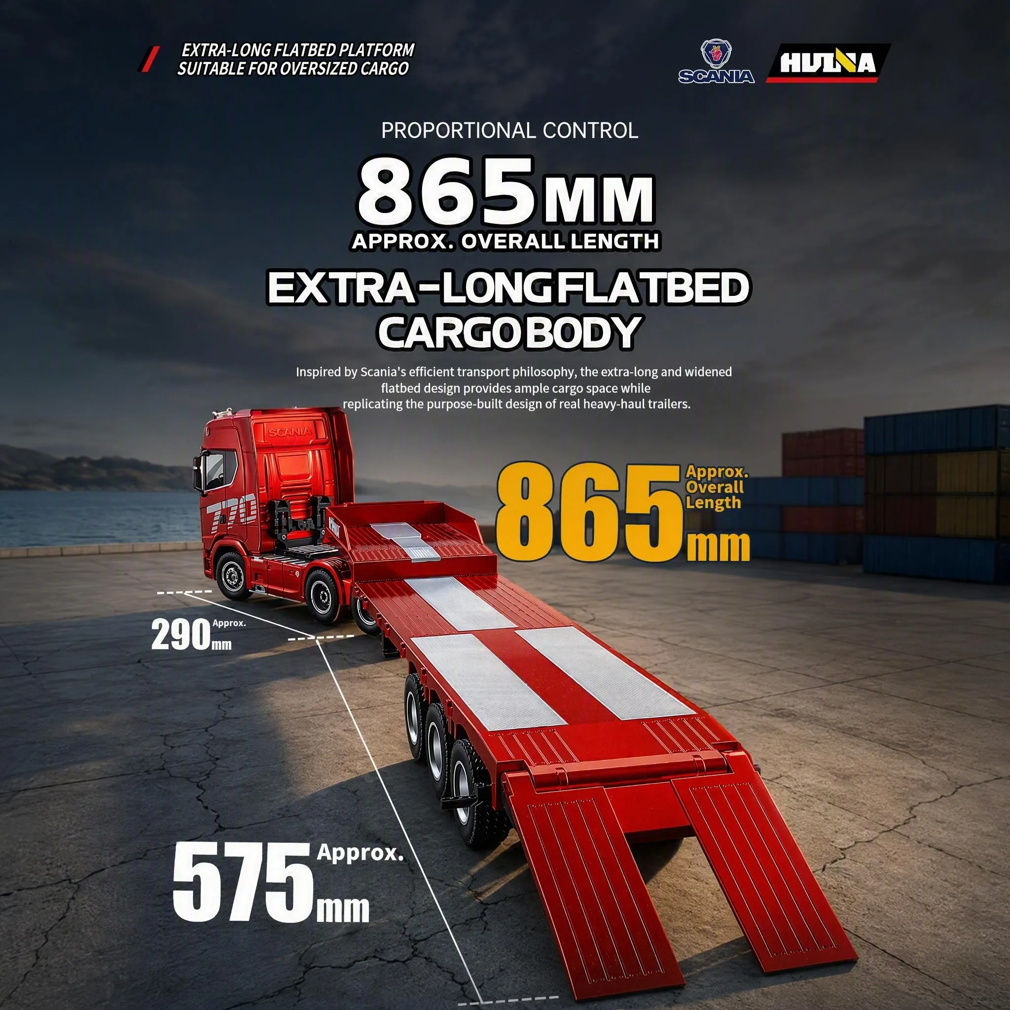 Caminhão Trator RC HUINA 1302A - Heavy Equipment Vehicles avaliação e preço