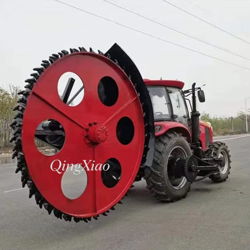 Escavadeira de Disco Acionada  - Heavy Equipment Trencher avaliação e preço